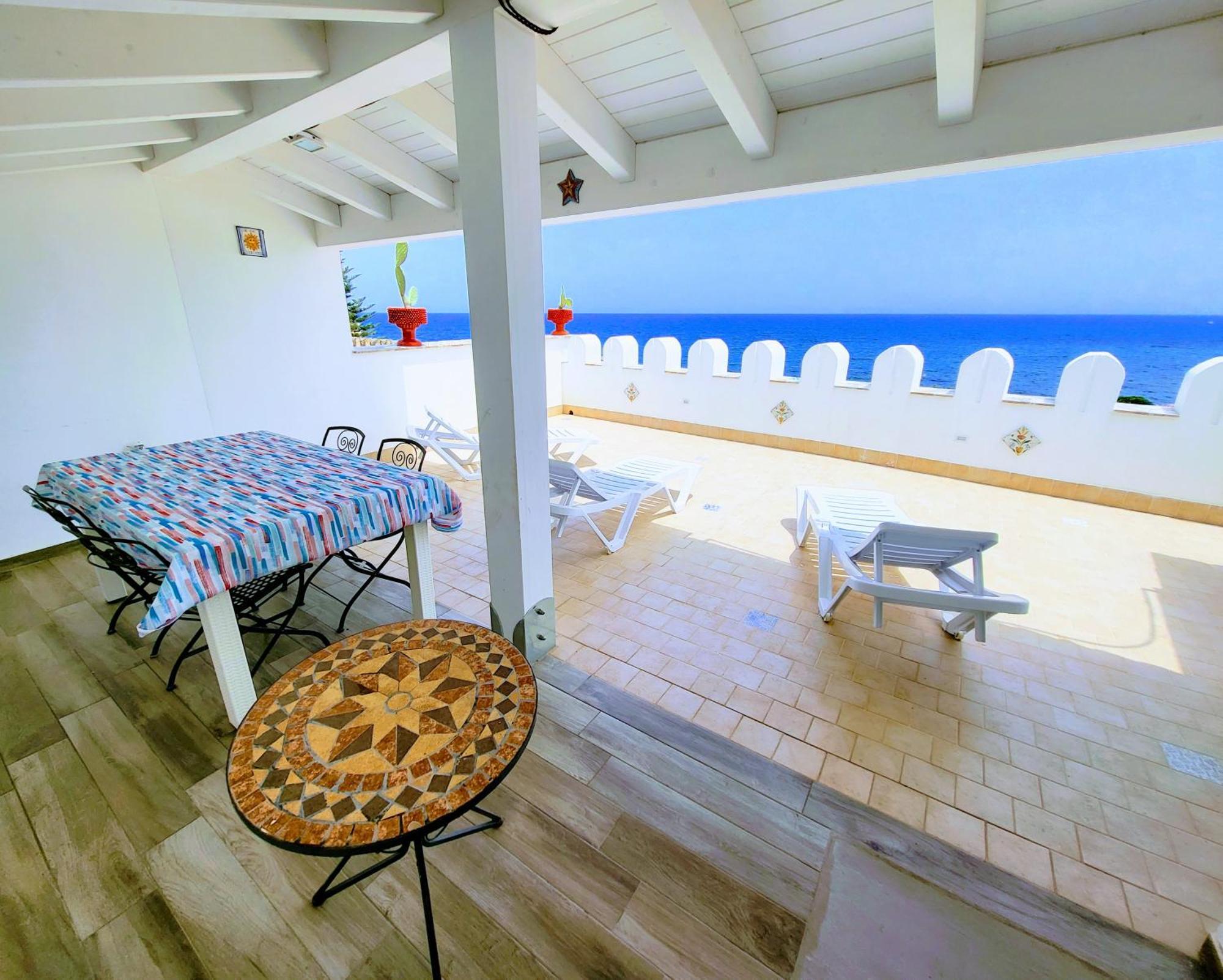 דירות סנטה פלביה Seafront House Gabbiano Azzurro מראה חיצוני תמונה