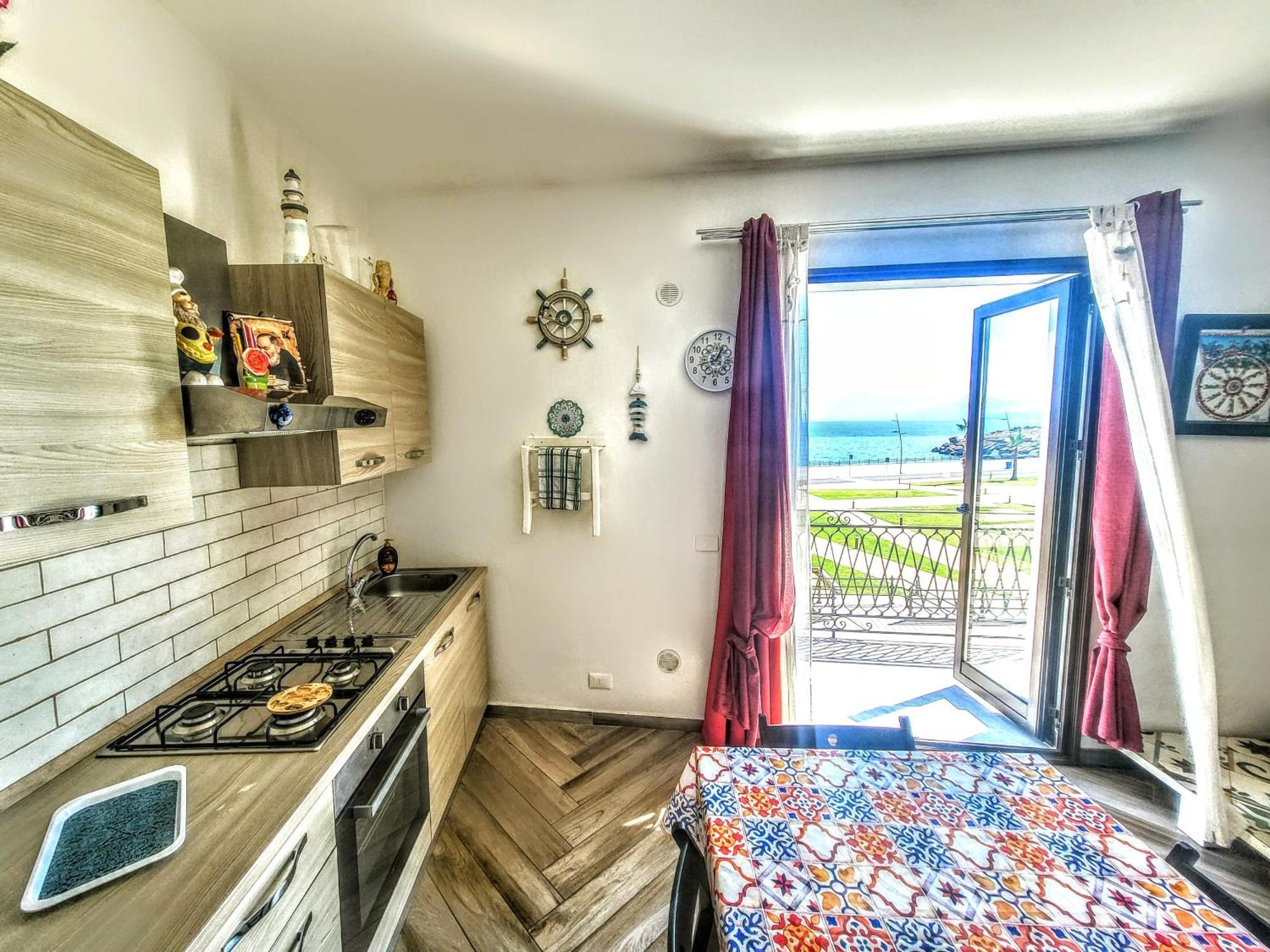 דירות סנטה פלביה Seafront House Gabbiano Azzurro מראה חיצוני תמונה